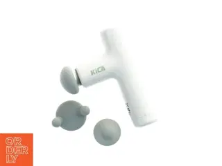 Massagepistol med forskellige hoveder fra KiCA (str. 13 cm)