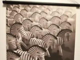 Kay Bojesen Plakat med zebra flok