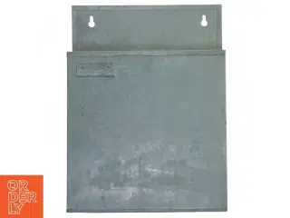 Vægboks i Zink metal (str. 24x32x6 cm)