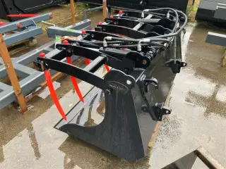 MO 140 cm Siloklo 2 delt overfaldsgreb monteret med euroophæng