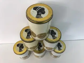 Cirkel Kaffe / Kaffepige, kaffedåse (retro)