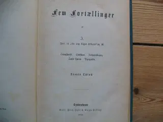 Fem fortællinger, fra 1878