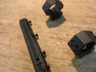Kikkert montage tårne og skinne til 11 rail 25.4mm