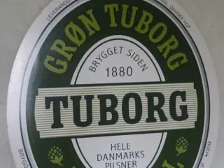 Søger et Tuborg skilt i pap eller metal