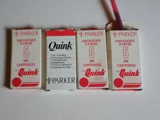Quink Parker Farvepatroner Røde