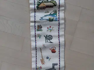 Broderet klokkestreng fra 1960'erne