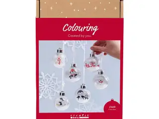 DIY Farvelægningskit med 6 Akrylkugler