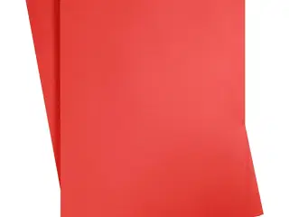 Karton, A2, ark 420x594 mm, 180 g, rød, 10ark/ 1 pk.
