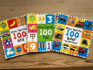 Mine første 100 ord, første 100 tal og 100 biler