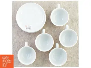 Kaffe kopper med underkopper fra blu villeroy & boch (str. Kop 10 x 7 cm underkop 17 cm)