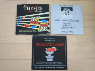 Film og musical vinyl albums