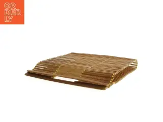 1980&#39;er Vintage Cult Gaia Evie Bambus taske (str. 31 x 31 x 6 cm)