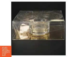Glas fyrfadslysestage med dekorative mønstre fra Charlot Design (str. Ø 15 cm)