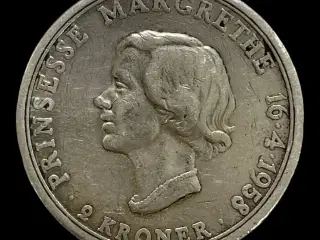 2 kr erindringsmønt 1958