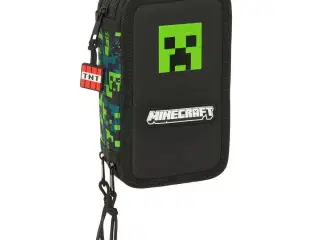 Tredobbelt Penalhus Minecraft Tnt Multifarvet 12,5 x 19,5 x 5,5 cm 37 Dele