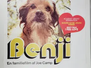 ⭐️- Plakat: Vintage - Benji - En Familiefilm af Jo