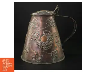Vintage kobberkande (str. H. 23 cm. ø. 19 cm)