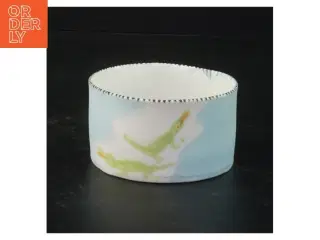 Porcelænsskål med gekko motiv (str. 5 x 9 cm)