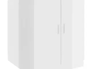 vidaXL vaskemaskineskab 71x71,5x91,5 cm hvid højgl