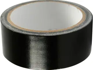 Stærk lærredstape 38 mm x 25 m - Sort