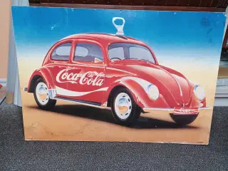 Advertising Poster Pop Art VW Beetle Car Coca Cola