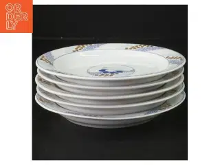 B&G porcelænstallerkener fra B&G (str. 5 styk, ø 16,5 cm)
