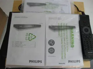 Philips DVP3980 CD/DVD afspiller og fjernbetjening