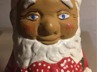 Ældre julemand med gave