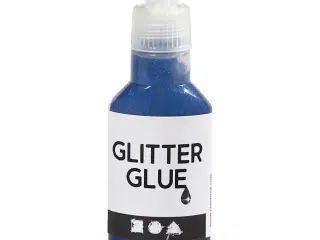 Glitterlim Mørk Blå 25ml - Præcis Påføring