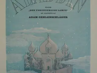 aladdin eller den forunderlige lampe, af adam oehl