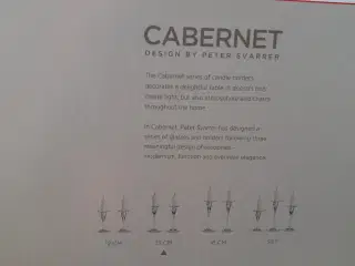 Holmegaard Cabernet lysestager