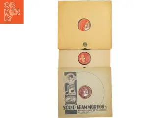 Gamle gramofonplader (str. Ø 30 cm)