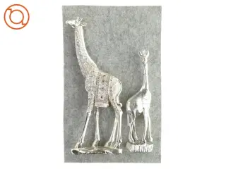 Dekorative giraffer 2 stk. (str. 14 x 7 x 35 og 7 x 4 x 27 cm)