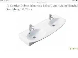 Ifø Caprice dobbelt håndvask købes