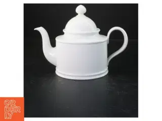 Hvid porcelæns tekande fra Bavaria (str. 17x23 cm)
