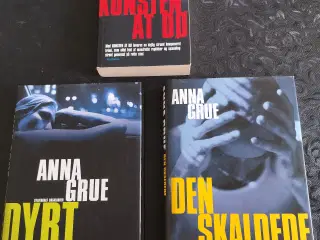 5 bøger om den skaldede detektiv af Anna Grue