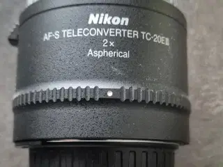 AF-S Teleconverter TC-20EIII 2XAspherical