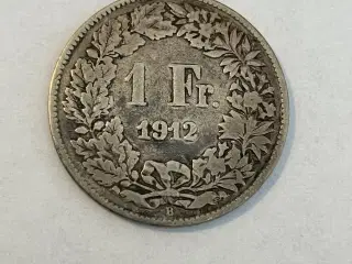 1 Franc Switzerland 1912