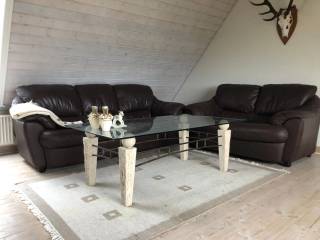 Læder sofasæt