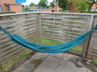 Grøn stof hængekøje