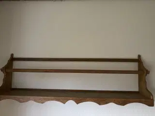 Tallerkenrække Egetræ kan sendes