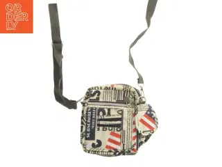 Lille skuldertaske med tryk (str. 20x19 cm)