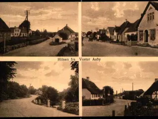 Hilsen fra Vester Aaby - H. Schmidt 16 y - Brugt