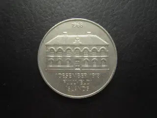 50 kronur 1968 erindringmønt Island 