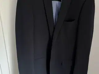 Mørkeblå habit jakke str 98