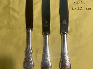 3 flotte middagsknive
