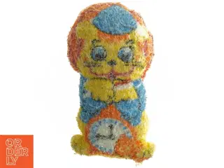 Farverig stofbamse (str. 20 x 10 cm)