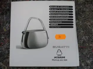 El-keddel BUGATTI JAQUELINE 02-JQACR1T med transparant håndtag