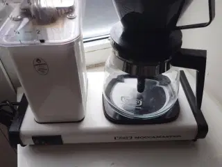 Hvid MOCCAMASTER kaffemaskine