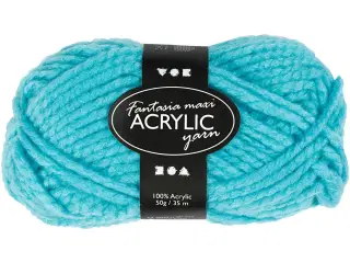 Fantasia Polyacrylgarn, L: 35 M, Maxi, turkis, 50g/ 1 ngl.